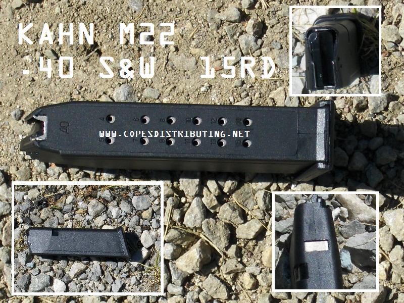 Glock Model 22 .40S&W 15rd (Kahn Mfg.)